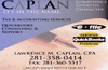 Yellow Pages Ad for L. Caplan, CPA