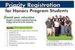 Honors Student Priority Registration Pass.